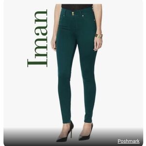Iman global jeans in sage green size 16 tall